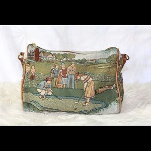 Vintage golf crossbody small purse